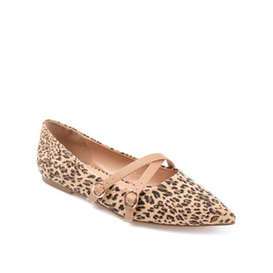 PATRICIA BALLET FLATS IN FAUX SUEDE - Leopard Faux Suede 2