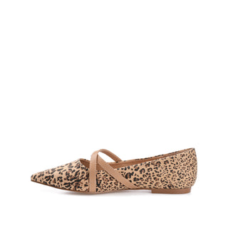 PATRICIA BALLET FLATS IN FAUX SUEDE