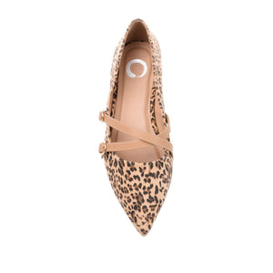 PATRICIA BALLET FLATS IN FAUX SUEDE - Leopard Faux Suede 2