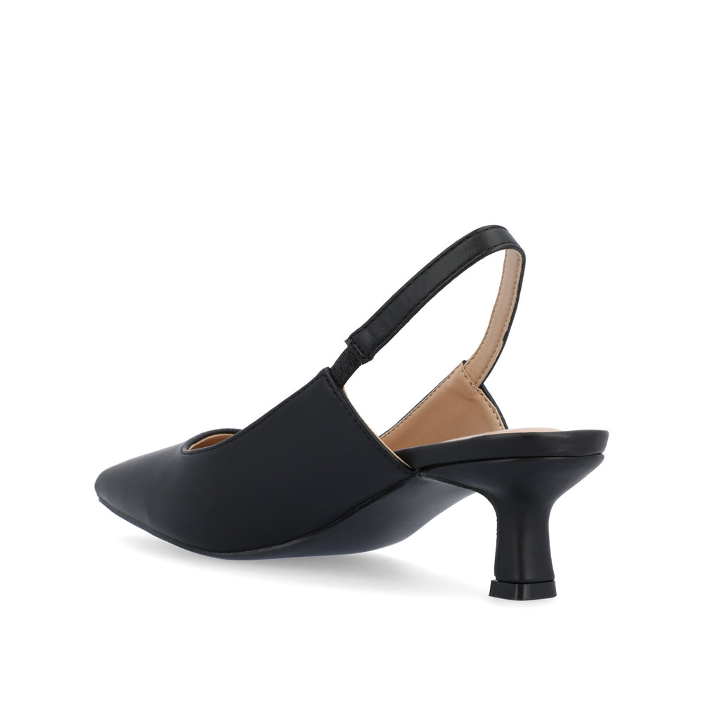 PAULINA SLINGBACK KITTEN HEELS IN PATENT