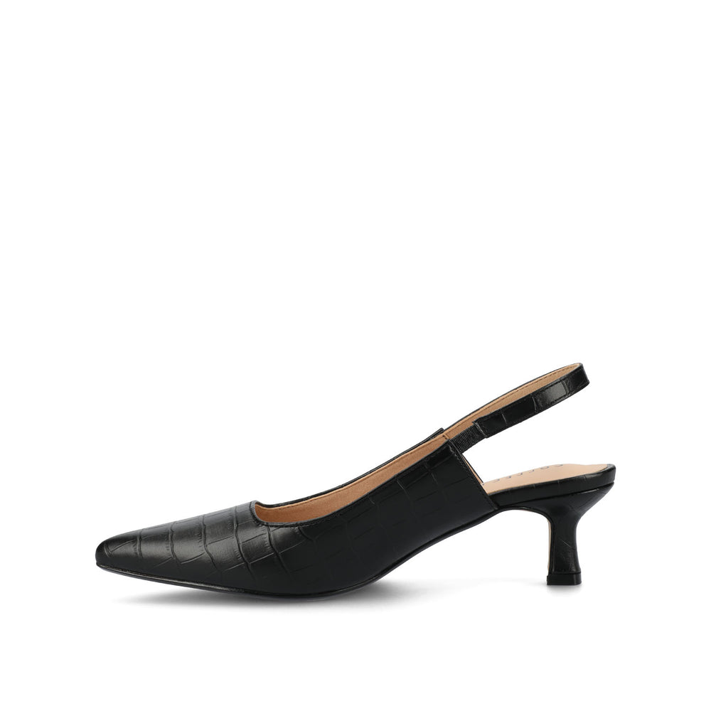 PAULINA SLINGBACK KITTEN HEELS IN PATENT