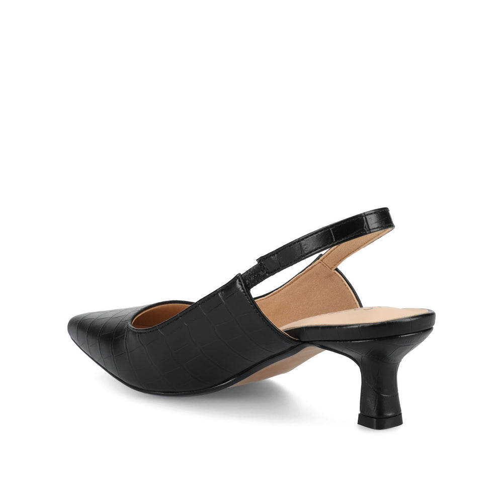 PAULINA SLINGBACK KITTEN HEELS IN PATENT