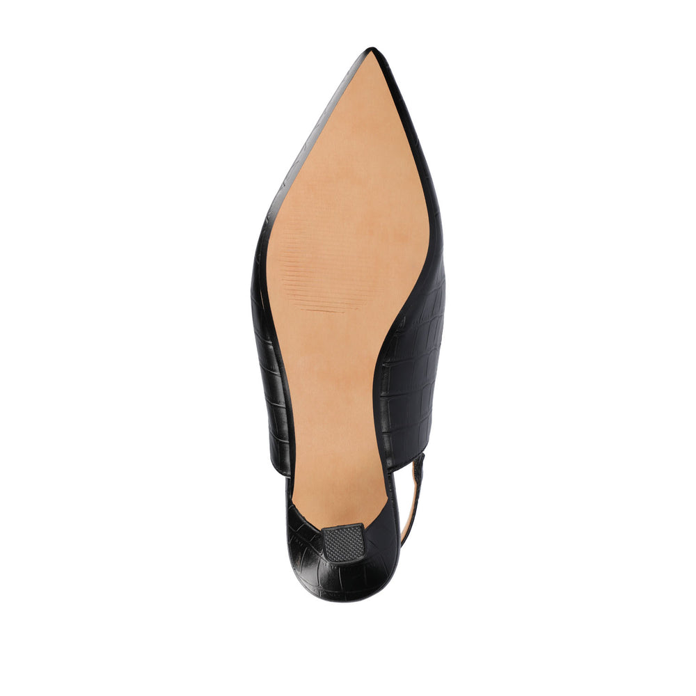 PAULINA SLINGBACK KITTEN HEELS IN PATENT