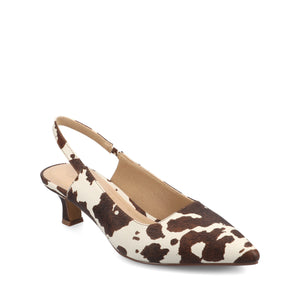 PAULINA KITTEN HEELS IN STATEMENT PATENT - Cow