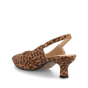 PAULINA SLING BACK PUMPS - Leopard