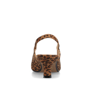 PAULINA SLING BACK PUMPS - Leopard