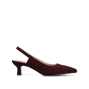 PAULINA SLING BACK PUMPS - Oxblood