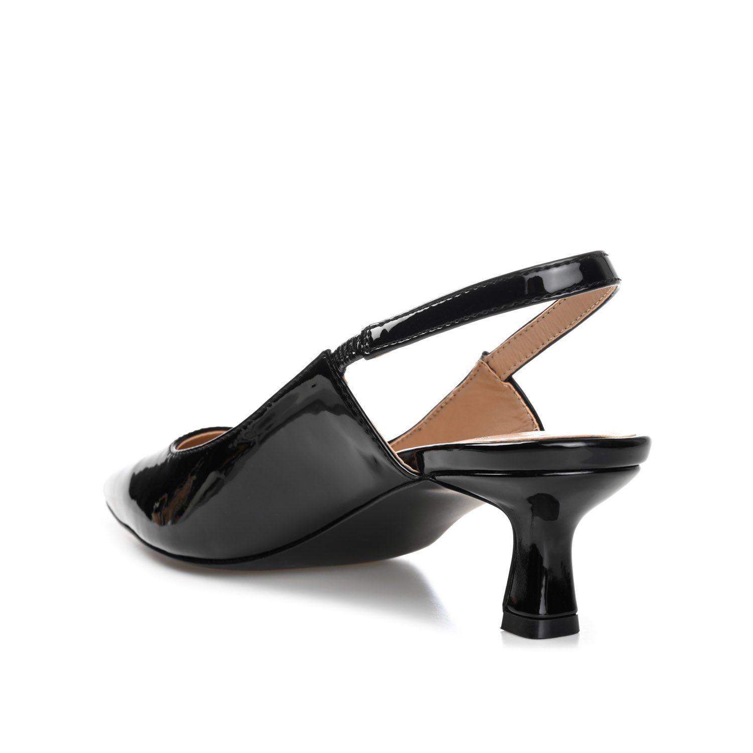 PAULINA PATENT KITTEN HEELS IN WIDE - Patent Black