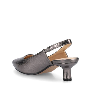 PAULINA SLING BACK PUMPS - Pewter