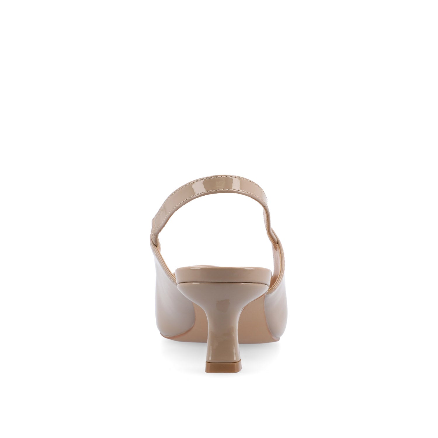 PAULINA KITTEN HEELS IN STATEMENT PATENT - Patent Taupe