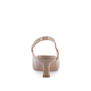 PAULINA KITTEN HEELS IN STATEMENT PATENT - Patent Taupe