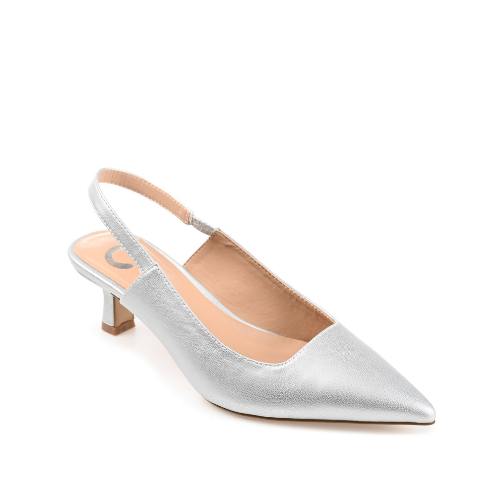 PAULINA SLINGBACK KITTEN HEELS IN PATENT