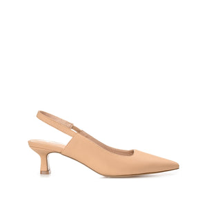 PAULINA KITTEN HEELS IN STATEMENT PATENT - Tan