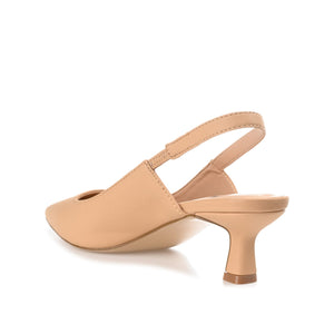 PAULINA STATEMENT KITTEN HEELS IN WIDE - Tan