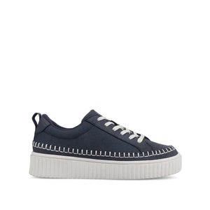PAZEY CASUAL SNEAKERS - Navy Nubuck