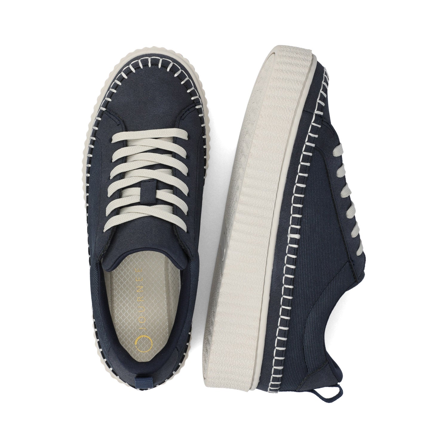 PAZEY CASUAL SNEAKERS - Navy Nubuck