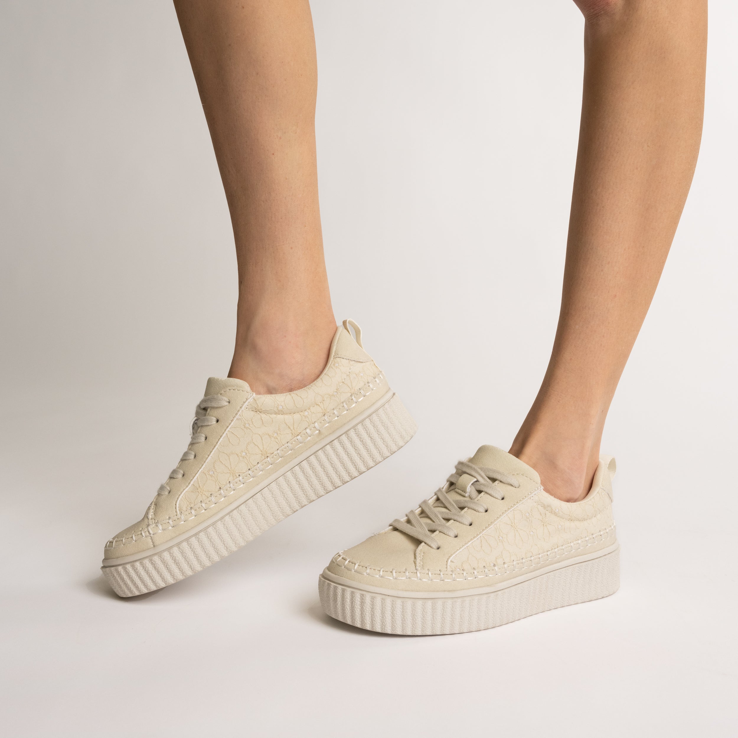 PAZEY CASUAL SNEAKERS - Bone