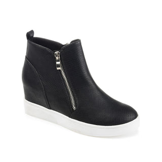 PENNELOPE WEDGE SNEAKERS IN FAUX LEATHER