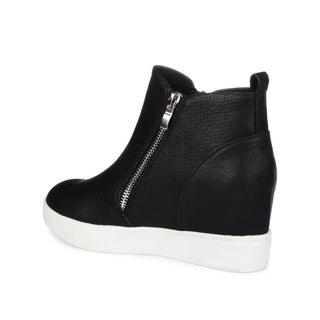 PENNELOPE WEDGE SNEAKERS IN FAUX LEATHER