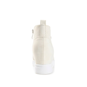 PENNELOPE WEDGE SNEAKERS IN WIDE - Ivory