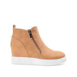 PENNELOPE WEDGE SNEAKERS IN WIDE - Tan