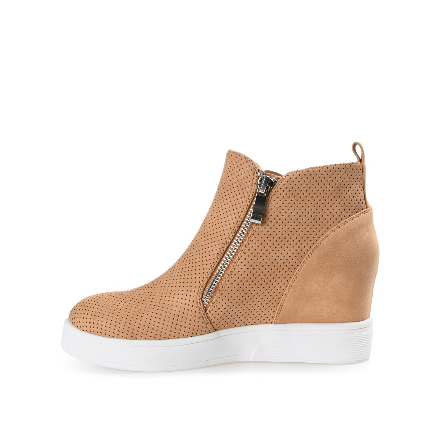 PENNELOPE WEDGE SNEAKERS IN WIDE - Tan