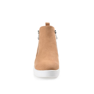 PENNELOPE WEDGE SNEAKERS IN FAUX LEATHER