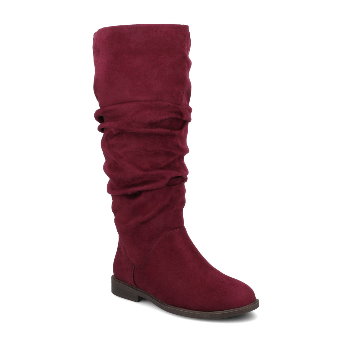 PENNIE KNEE HIGH BOOTS - Oxblood Suede