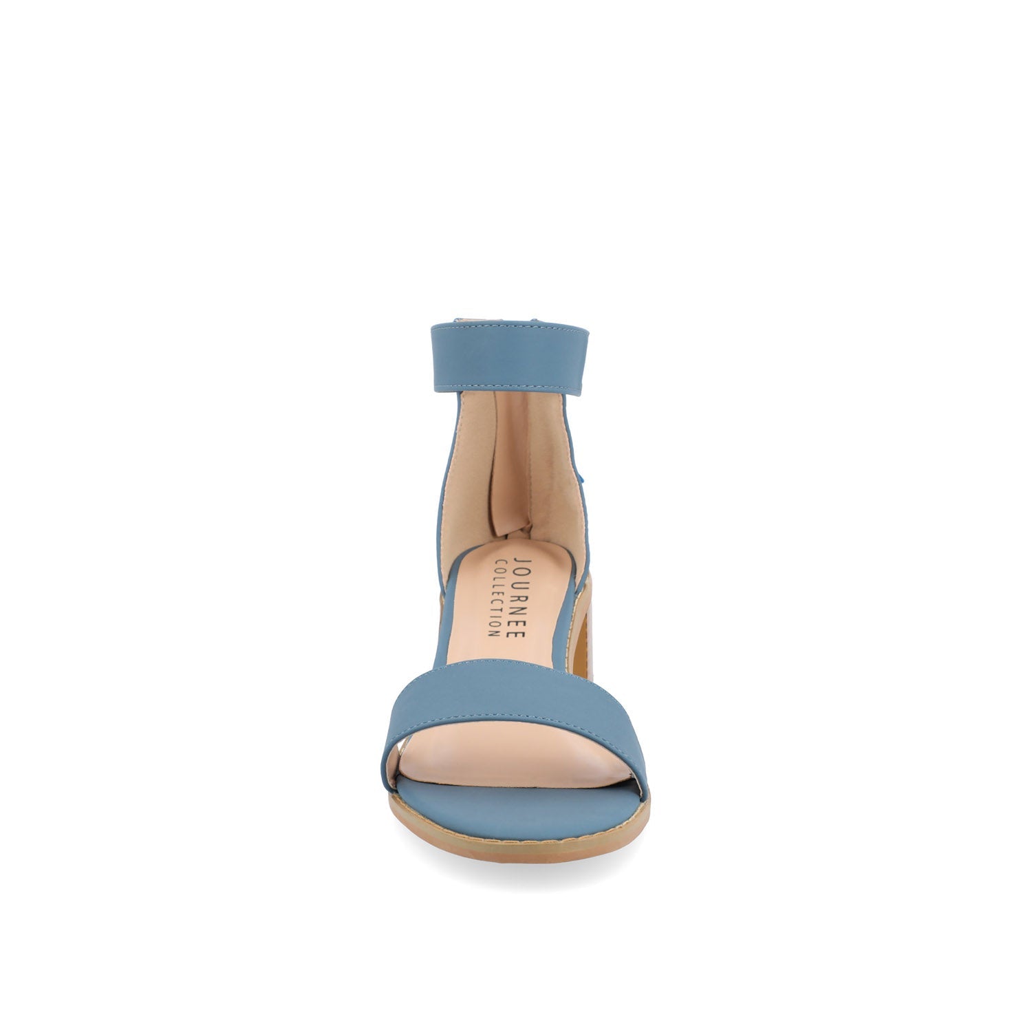 PERCY STRAPPY HEELS IN VEGAN LEATHER - Blue