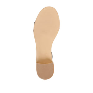 PERCY STRAPPY HEELS IN VEGAN LEATHER - Grey