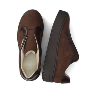 PHEOBE SLIP ON SNEAKER - Chocolate