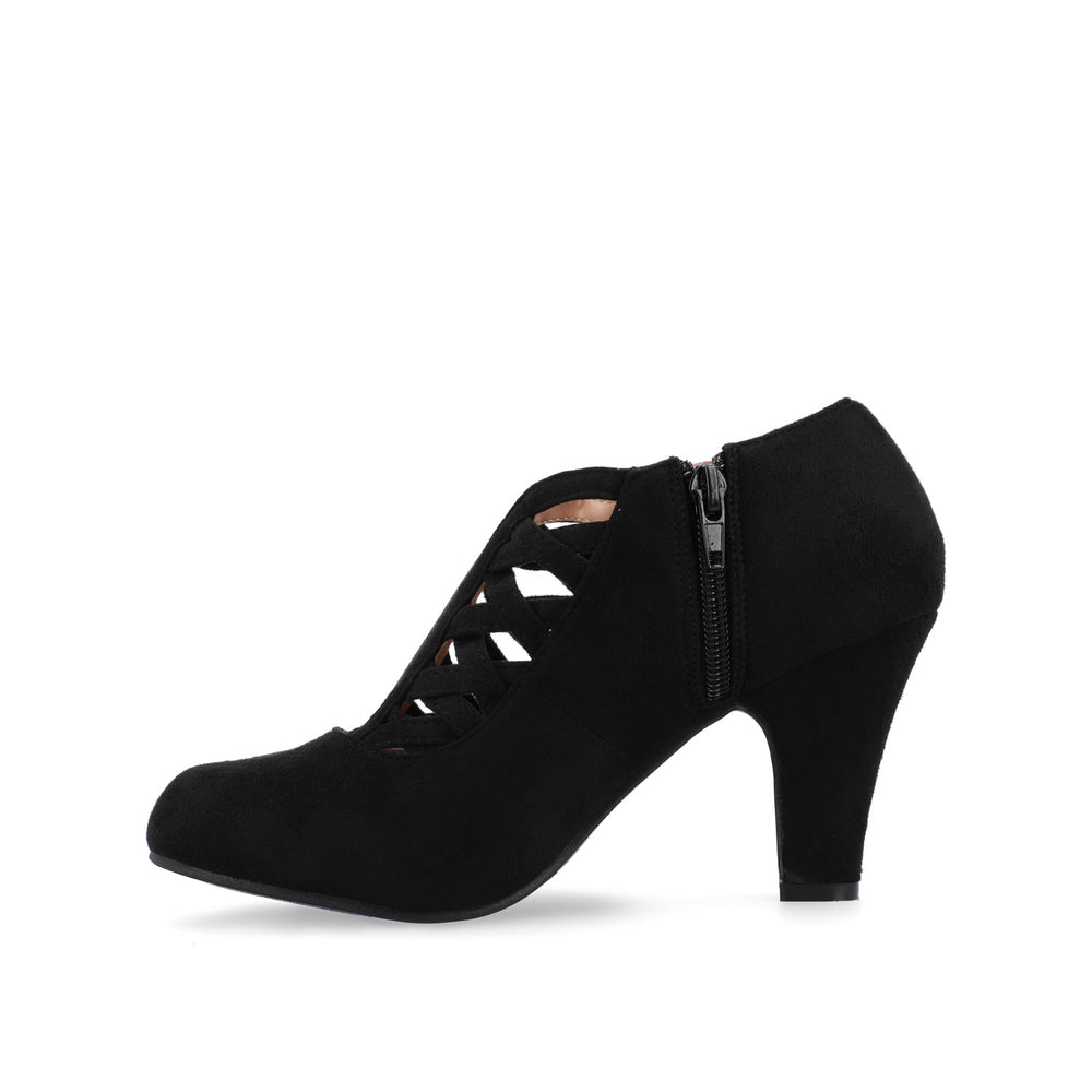 PIPER CONE HEELED BOOTIES IN WIDE