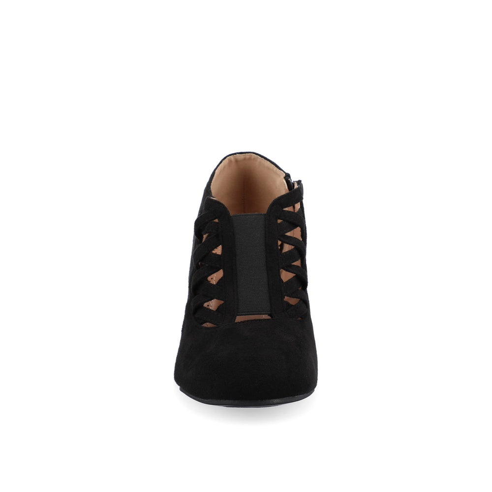 PIPER CONE HEELED BOOTIES IN WIDE