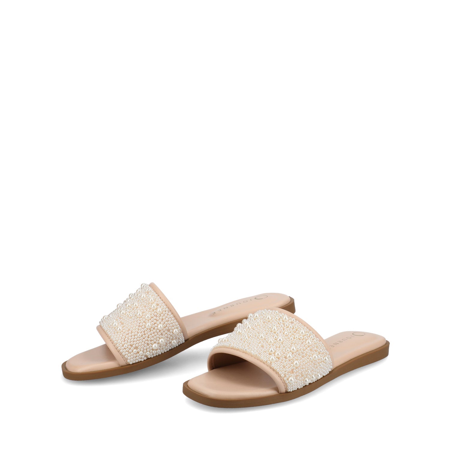 PRECLY EVENING FLAT SANDALS - Blush