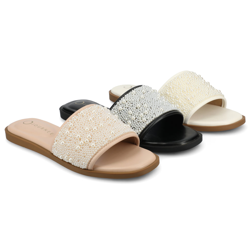 PRECLY EVENING FLAT SANDALS