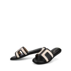 PRIMAH FLAT SANDALS - Bone