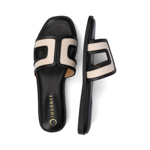 PRIMAH FLAT SANDALS - Bone