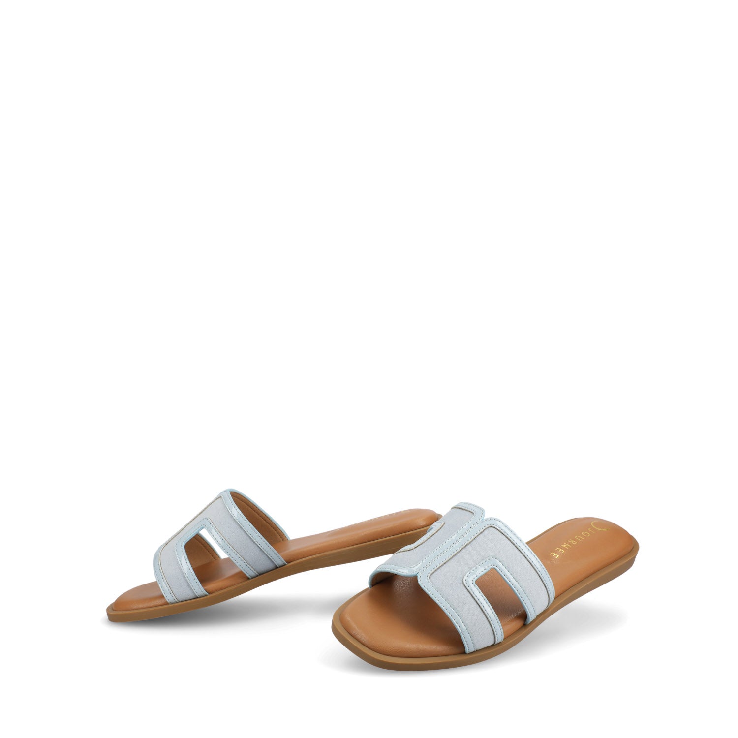 PRIMAH FLAT SANDALS - Light Blue