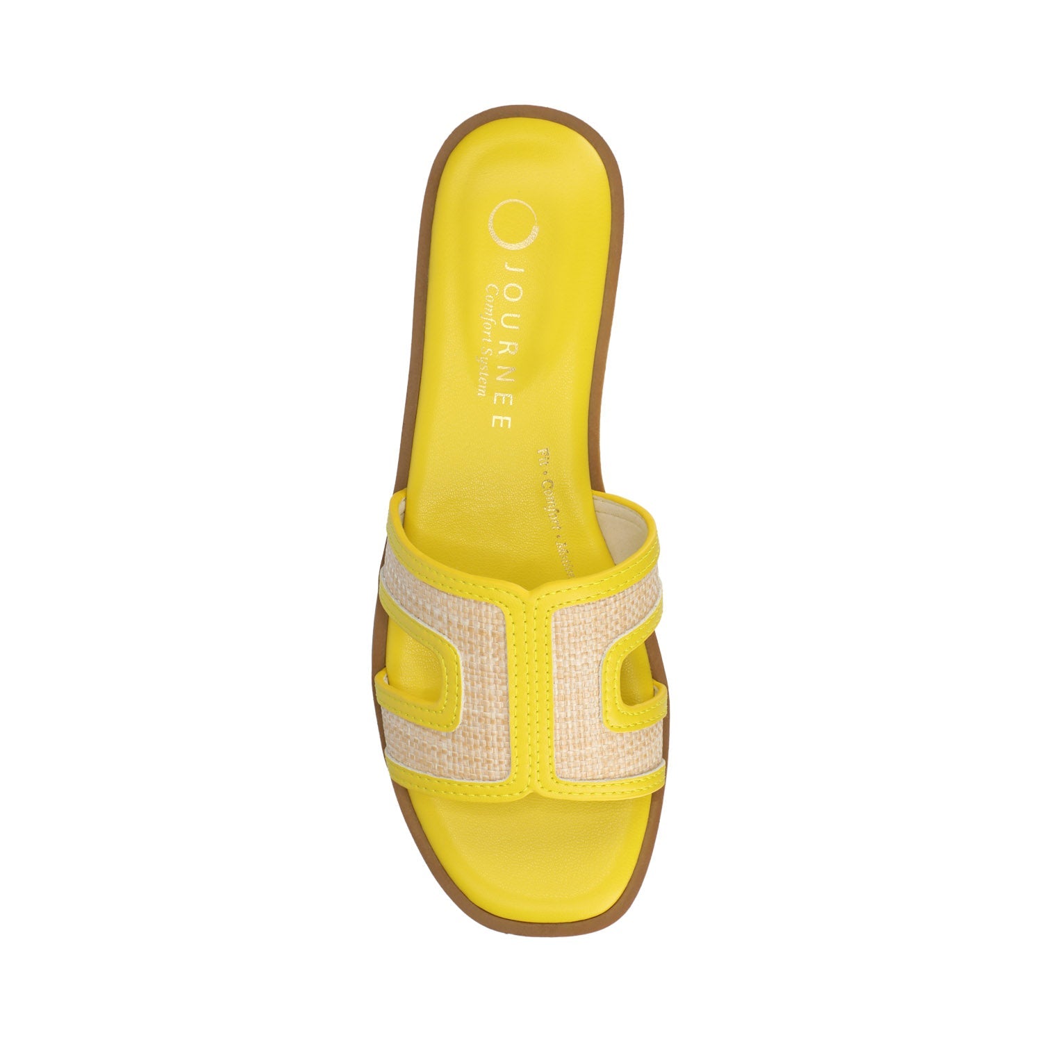 PRIMAH FLAT SANDALS - Mango Raffia