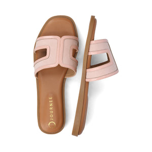PRIMAH FLAT SANDALS - Pink