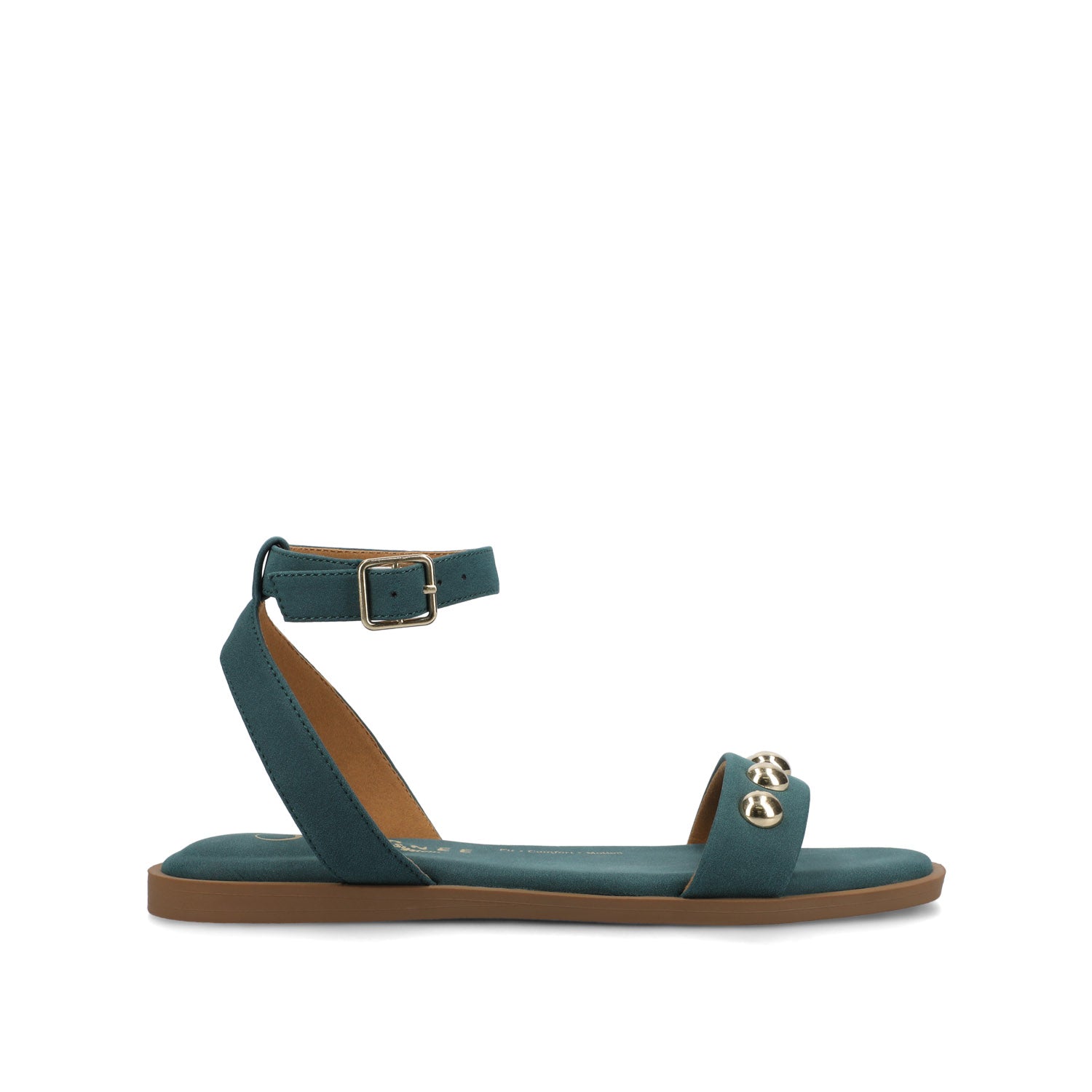 PRIMROSE ANKLE STRAP SANDALS - Teal Nubuck