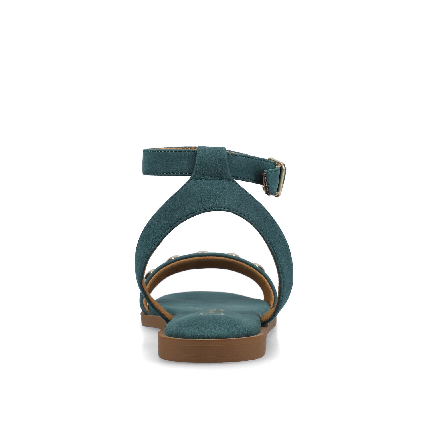 PRIMROSE ANKLE STRAP SANDALS - Teal Nubuck