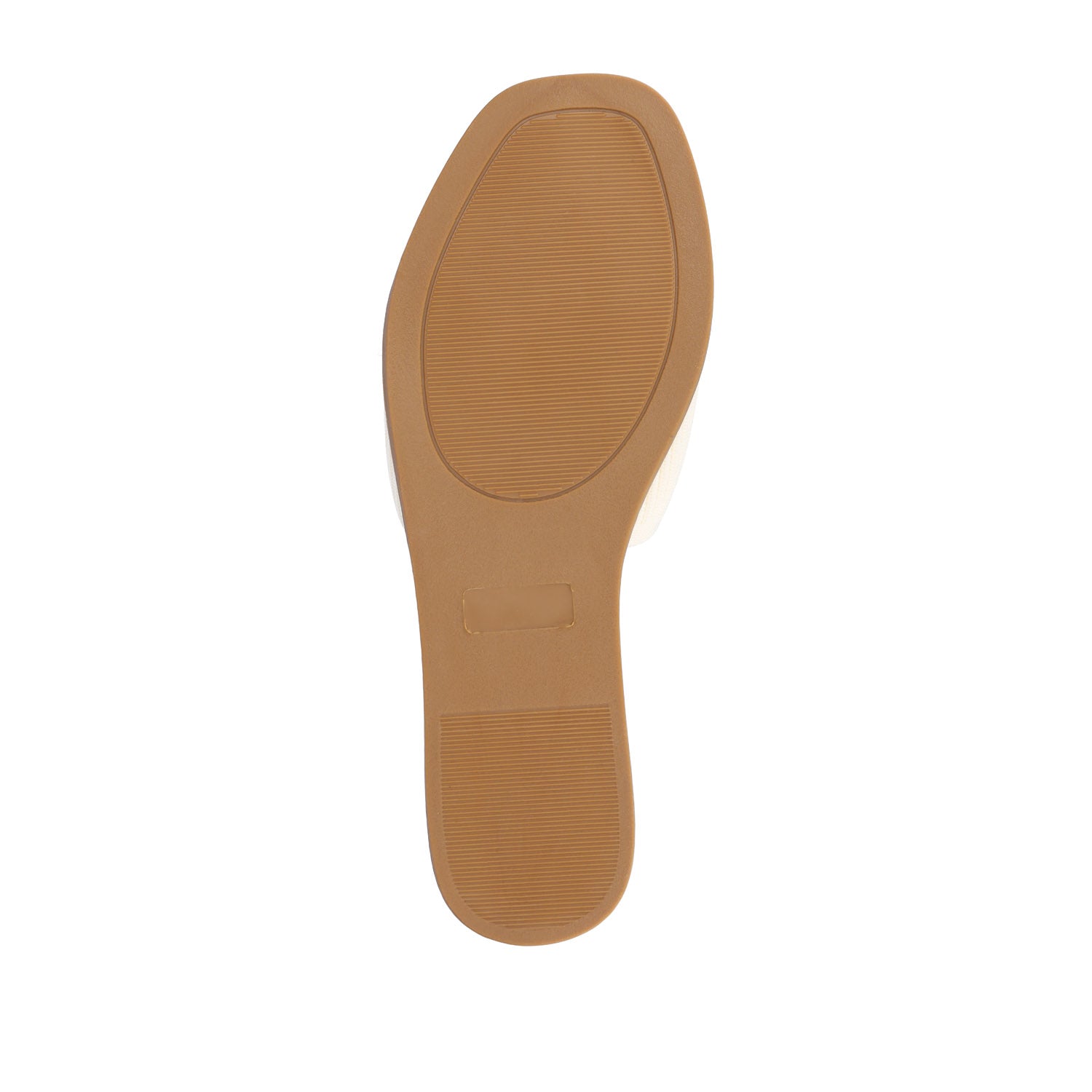 PRISILLA SLIDE SANDALS IN KNIT FABRIC
