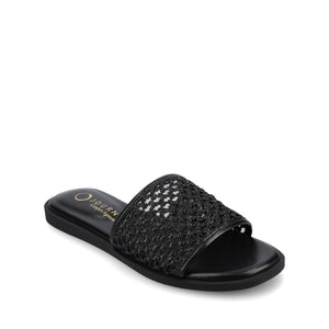 PRISILLA SLIDE SANDALS IN STATEMENT