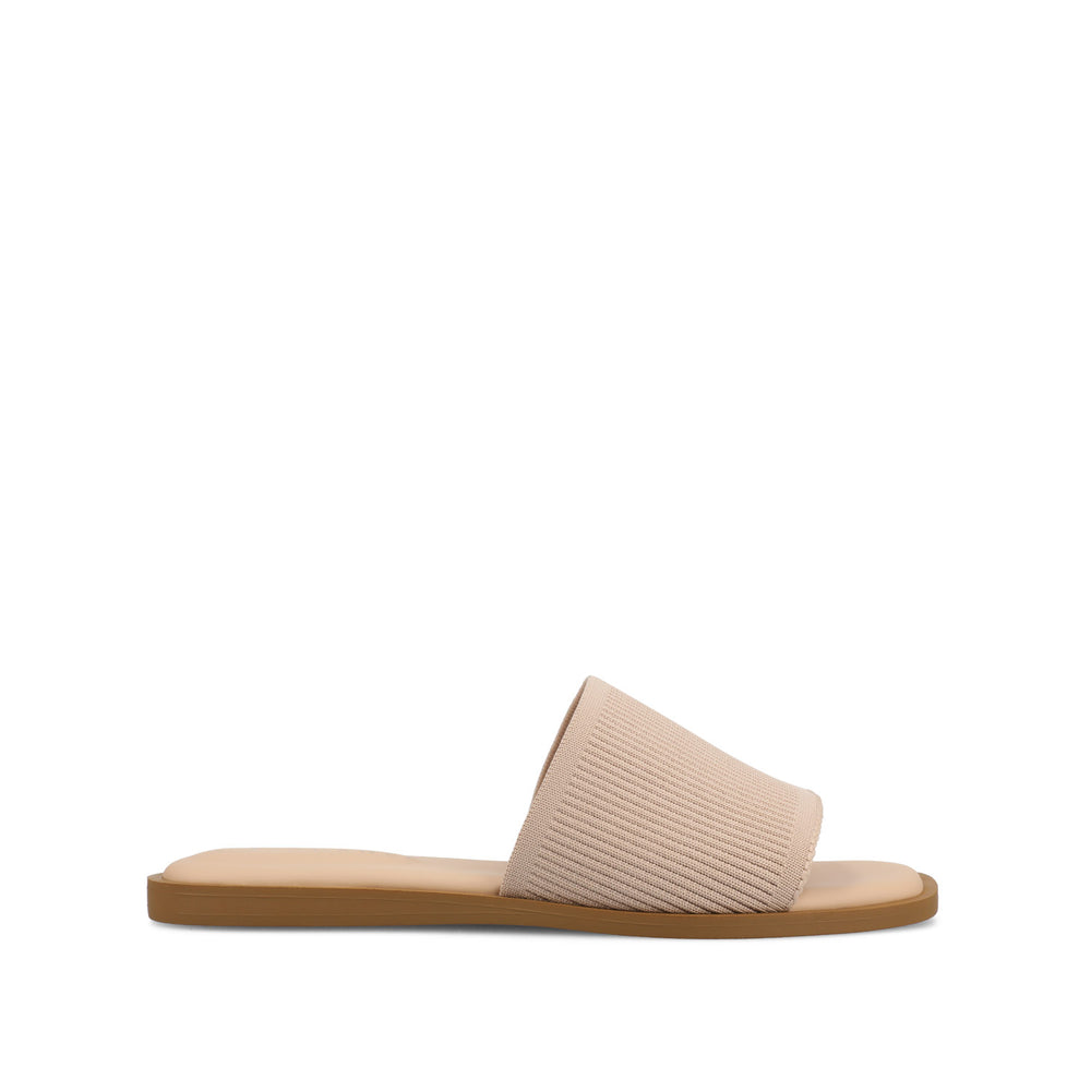 PRISILLA SLIDE SANDALS IN STATEMENT IN WIDE