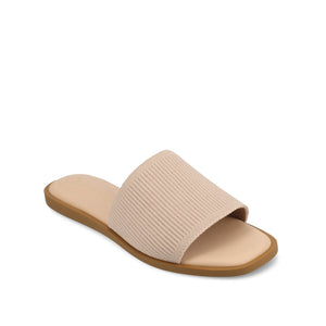 PRISILLA SLIDE SANDALS IN STATEMENT - Blush