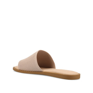 PRISILLA SLIDE SANDALS IN STATEMENT IN WIDE - Blush