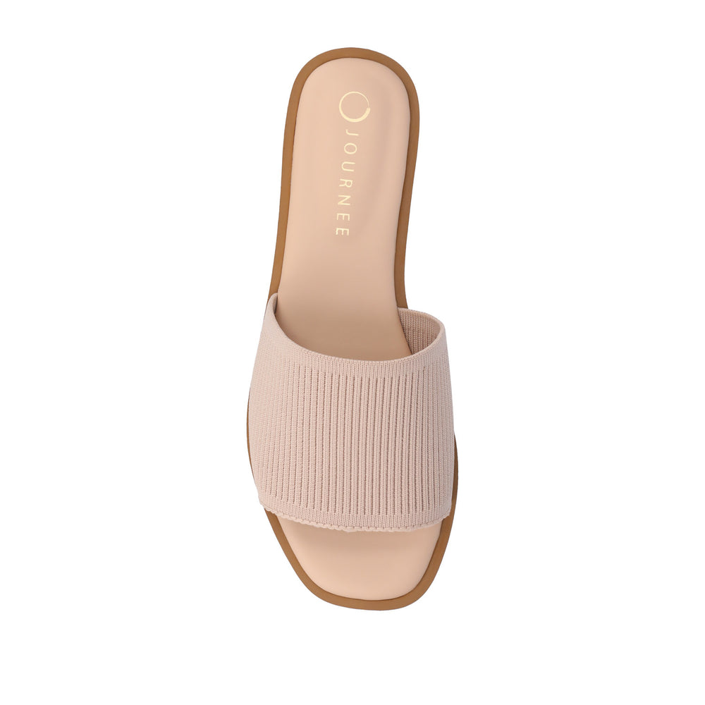 PRISILLA SLIDE SANDALS IN STATEMENT IN WIDE