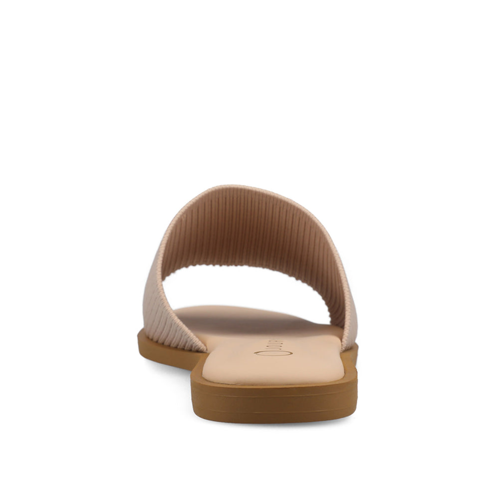 PRISILLA SLIDE SANDALS IN STATEMENT IN WIDE