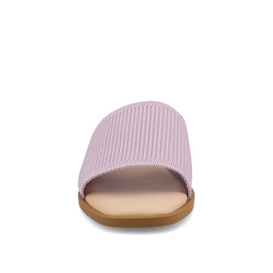 PRISILLA SLIDE SANDALS IN STATEMENT - Lilac